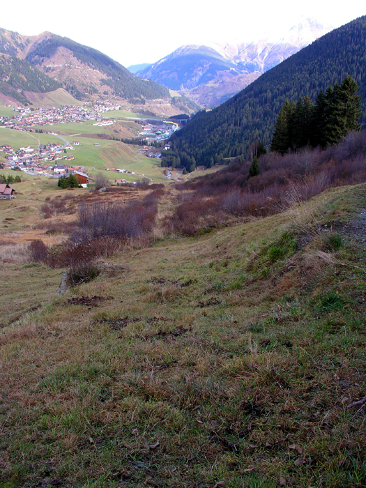 Altes Trassee etwa in der Liftmitte, Höhe Planatsch
