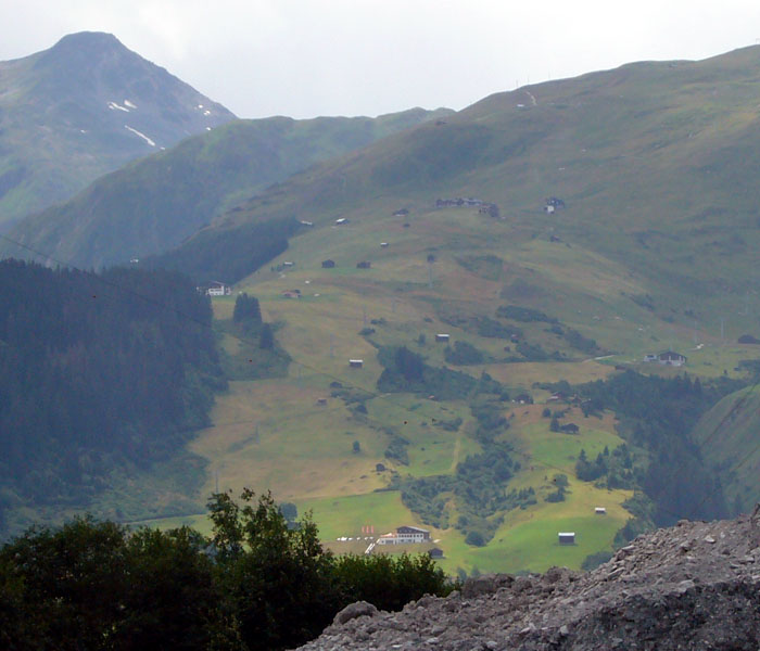Juli 2007: Das alte Trassee ist immer noch schön sichtbar

