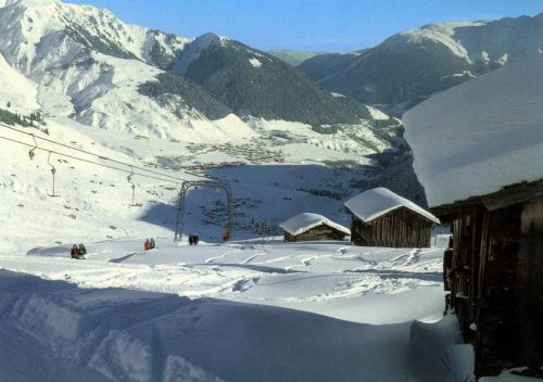 Postkarte Milez, ca. Anfang 1980er-Jahre (Archiv skiliftfotos.ch)
