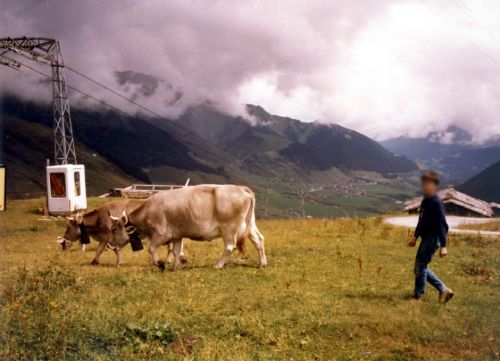 Bei der Bergstation, August 1982 (Foto: Uli Faulhaber)
