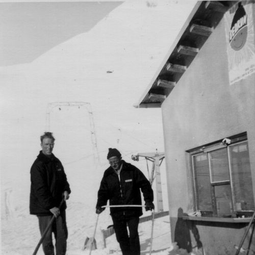 Bergbahn-Mitarbeiter in Milez. ca. Mitte 1960er-Jahre
