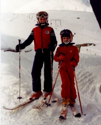 Milez Weihnachten 1980; Dieni-Milez neu mit SL-HX-Gehängen, Milez-Cuolm Val nun ein Doppellift (Foto: Uli Faulhaber)
