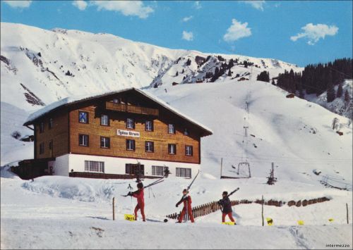 Postkarte von Sedrun, ca. 1966
