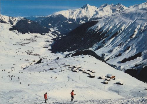 Postkarte von Sedrun, ca. 1967
