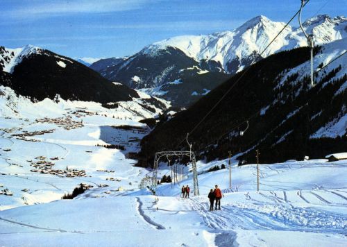 Postkarte Skilift Dieni-Milez, ca. 1970er-Jahre (Archiv [url=http://skilift-nostalgie.ch]Jakob Schuler[/url])
