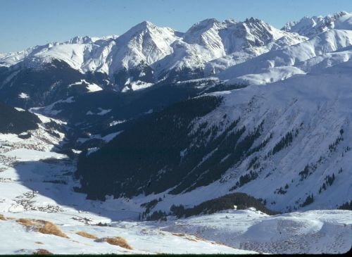 Bergstation Cuolm Val, Februar 1974 (Archiv Hans Jacomet)
