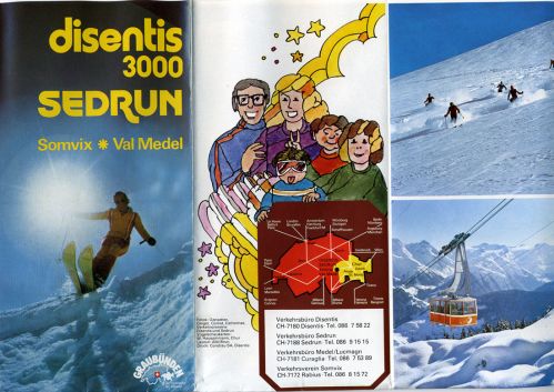 Prospekt Sedrun / Disentis, ca. 1980

