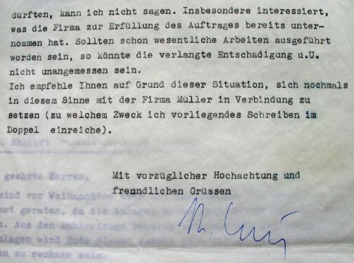 Quelle aller GMD-Briefe und des Briefes von M. Cavelty: Archiv Bergbahnen Sedrun. Den Lift baute schliesslich die Städeli Lift AG im Jahre 1973 - Dokumente dazu folgen!
