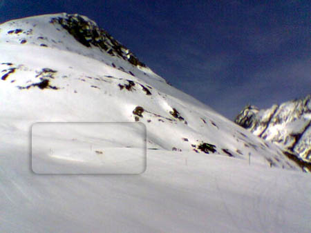 Voraussichtliche Lage der Bergstation
