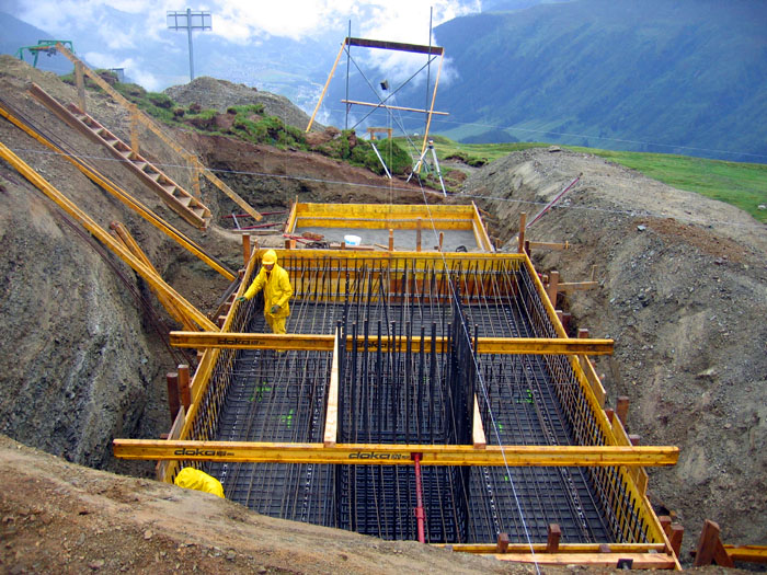 Bergstation, 7. Juli 2006 - Foto: Bergbahnen Sedrun
