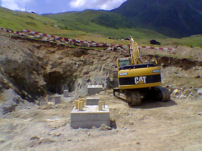 Baustelle Talstation, 21. Juli 2006 (Foto: Lucas Jacomet)
