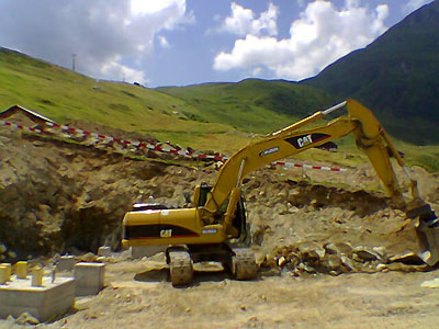 Baustelle Talstation, 21. Juli 2006 (Lucas Jacomet)

