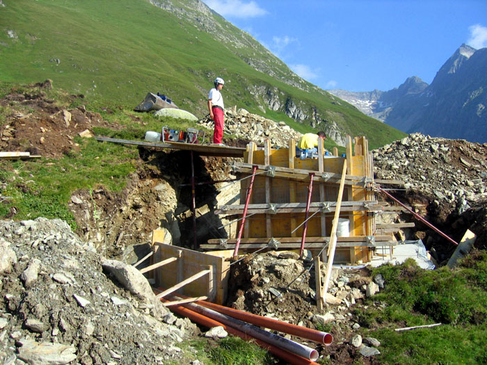 Bergstation, 24. Juli 2006 - Foto: Bergbahnen Sedrun
