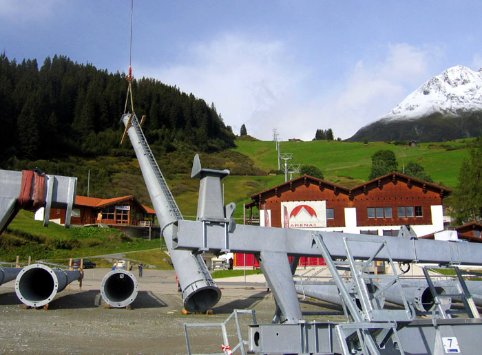 Here we go: 29. August 2006 - Foto: Bergbahnen Sedrun
