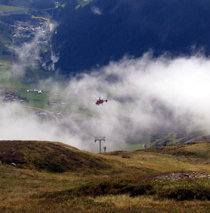 29. August 2006 - Foto: Bergbahnen Sedrun
