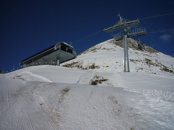 16. Dezember 2006: Allzu viel Schnee hatte es nicht...
