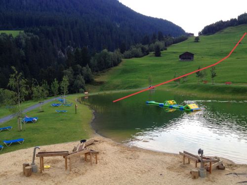 Lag Claus, August 2012 (samt Ex-Lift-Trasse)
