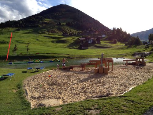 Lag Claus, August 2012 (samt Ex-Lift-Trasse)
