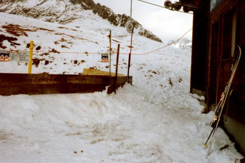 Ende Dezember 1994: Fast kein Schnee
