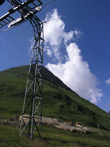 Juli 2006, neue Wartungspodeste
