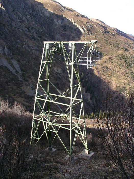 Bergstation Nalps (Stütze 4), November 2005
