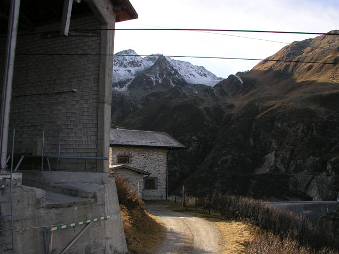 Bergstation Nalps und Staumauer, November 2005

