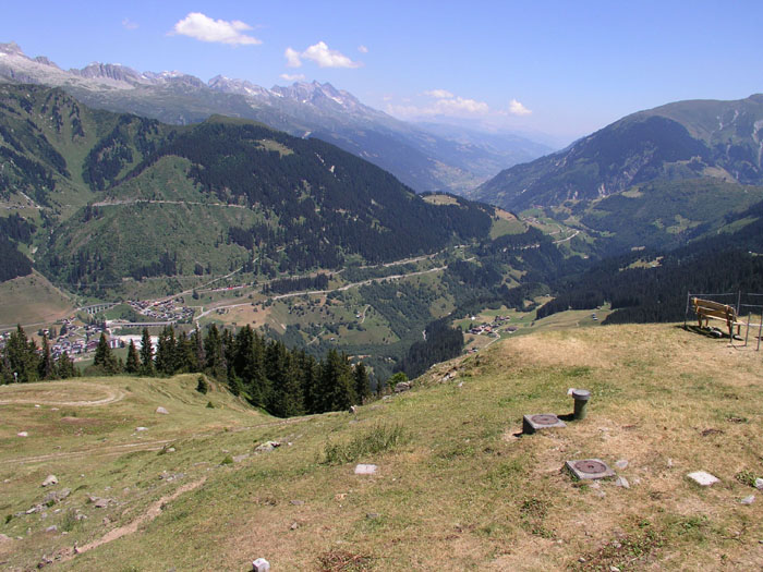 Juli 2006 - Aussicht gen Chur

