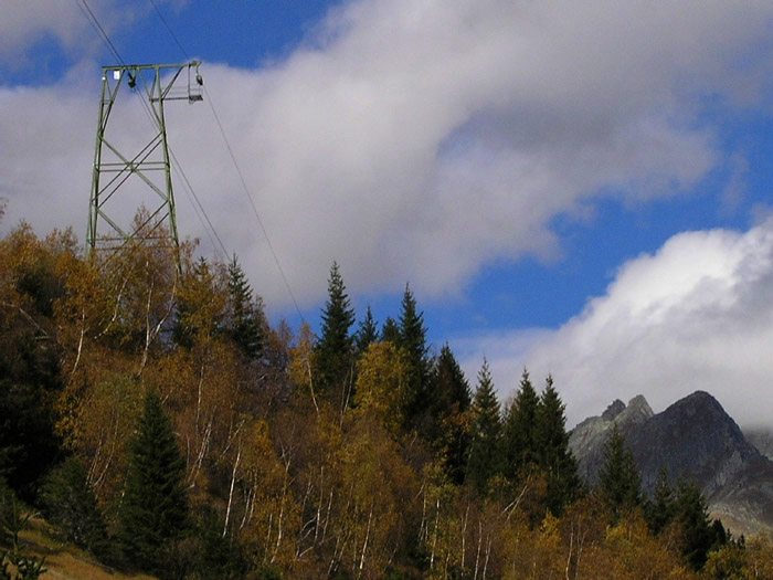 Seilbahn Tgom-Nalps (Niederberger), Oktober 2006

