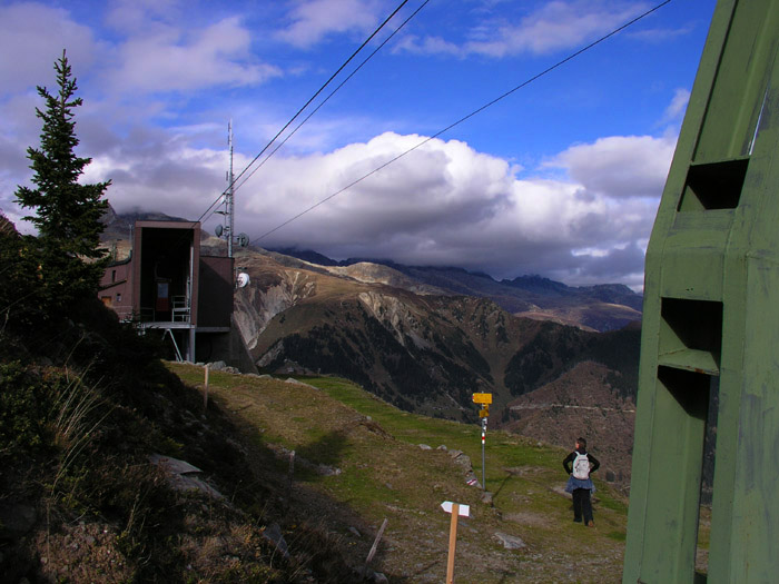 Seilbahn Tgom-Nalps, Oktober 2006
