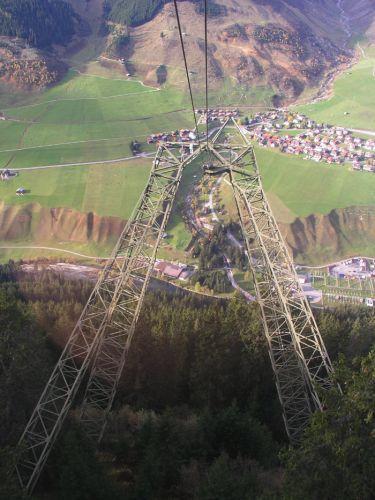 Sedrun-Tgom, Stütze 1, Oktober 2006
