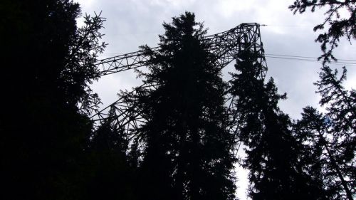 Genau: Der "schräge Mast", die Stütze eins!
