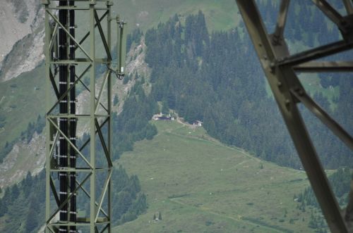 Alp Tgom, Blick nach Cungieri, Juli 2009
