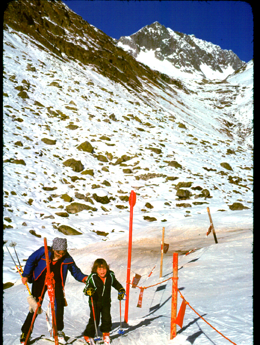 Januar 1976, Talstation Skilift Drun (Foto: Hans Jacomet)
