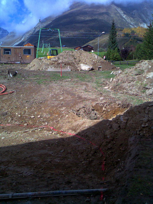 Umbau Talstation Valtgeva, Oktober 2007
