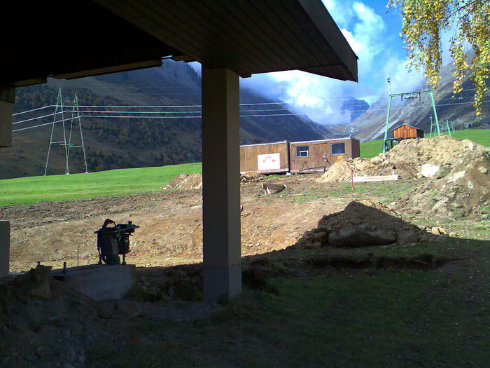 Umbau Talstation Valtgeva, Oktober 2007

