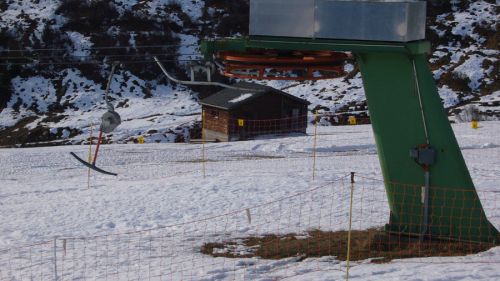 Bergstation Strem; frühere Talstation Skilift Drun (Lift abgerissen im Sommer 2006, siehe oben)
