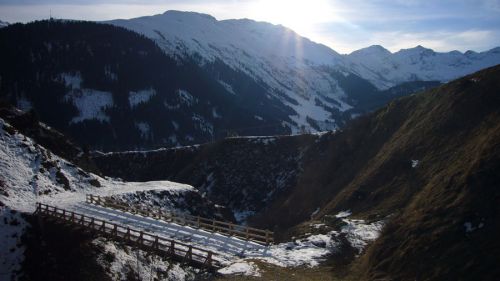 31. Dezember 2006, Brücke zum Cungieri-Weg
