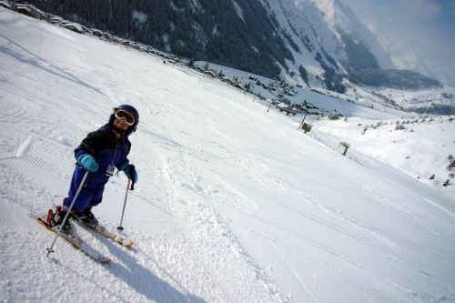 Mit Göttibub Raphi Skifahren lernen macht Spass! 7. März 2010
