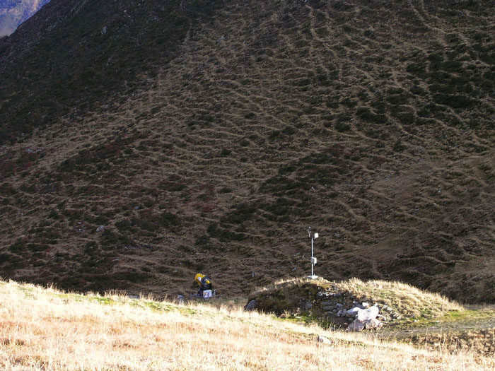 ...stehen die Schneekanonen bereit (22. Oktober 2006)
