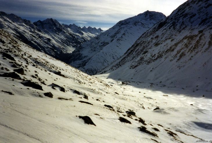 Erinnerungen an die Anfänge der Anlagen im Val Val: Skilift, ca. 1988
