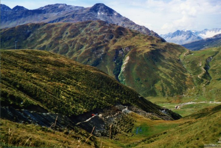 Bau Beschneiungsanlage, Sommer 2000
