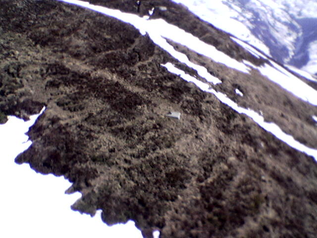 2004: Ex-Trassee und Betonsockel des alten Skilifts im Val Val immer noch sichtbar
