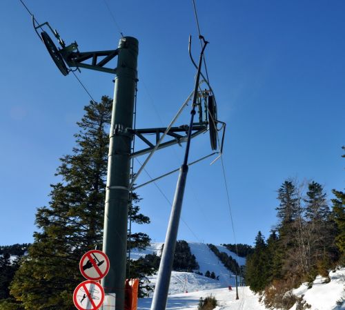 Endlich: Skifahren in Frankreich - ein Traum wird wahr! Oben wartet die Aussicht aufs Meer...
