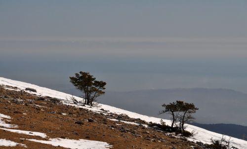 Korsika am Horizont
