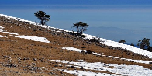 Korsika am Horizont
