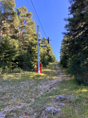 Audibergue, téléski Charbonnières, 1. Oktober 2023
