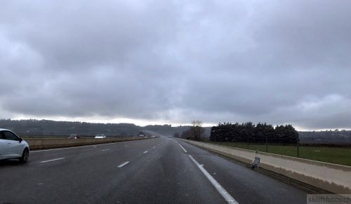 A8 nach Westen, 26. Februar 2018 
