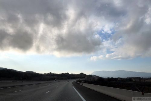A8 nach Westen, 26. Februar 2018 
