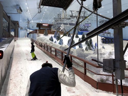 Ski Dubai, 13. Juli 2018
