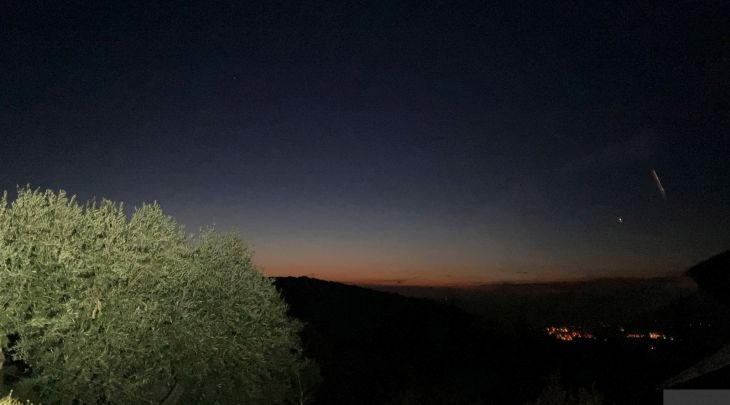 Anfahrt ab Seillans ins Val d'Allos, am Morgen des 31. Januar 2024
